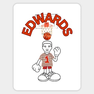 anthony edwards Sticker